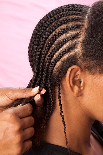 [DCSCE] Deep Conditioning Shampoo +  cornrows (With Extensions)